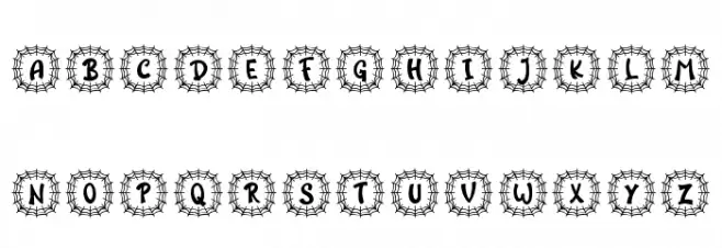 Laba Monogram Regular Font Litere mari