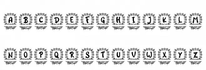 Laba Monogram Regular 字体 小写