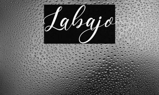 Labajo Font examples