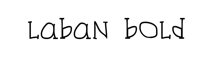 Laban Bold Font