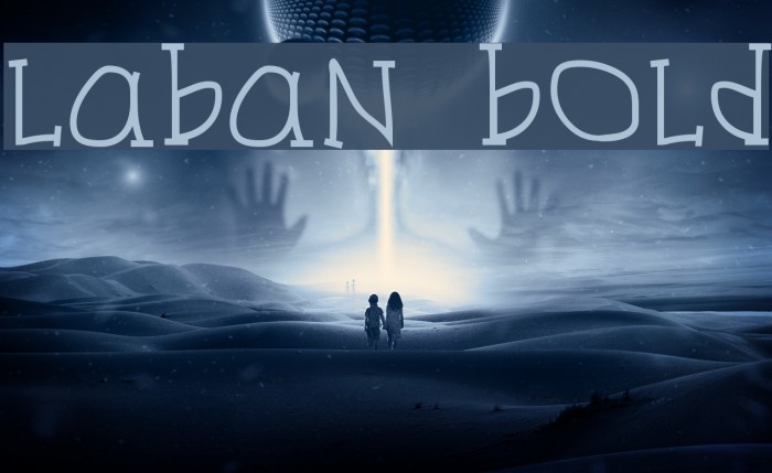 Laban Bold Font examples