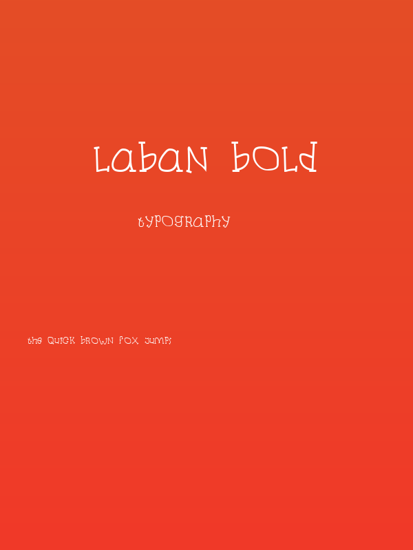 Laban Bold Poster