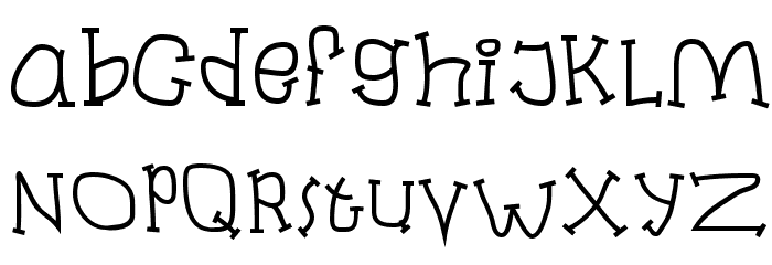 Laban Bold Font LOWERCASE