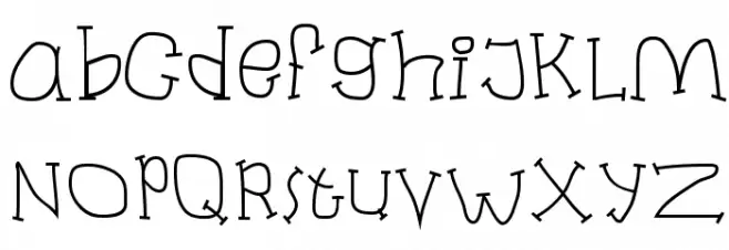 Laban Schriftart Kleinbuchstaben