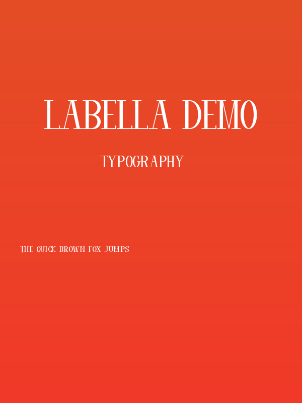 Labella Demo Poster