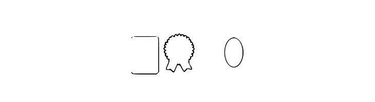 Labels Outline  Frei Schriftart Herunterladen