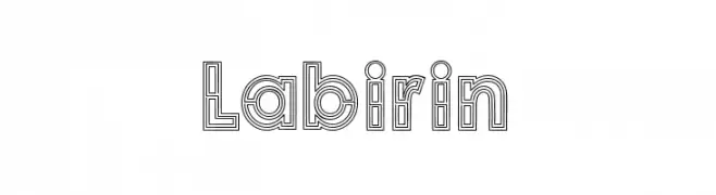 Labirin  Frei Schriftart Herunterladen