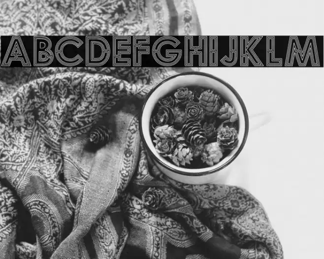 Labirin Font examples