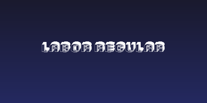 Labor Regular Social Header