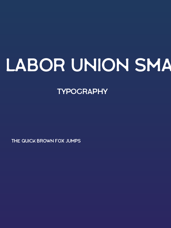Labor Union Small Poster
