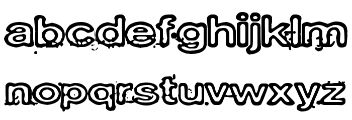 Laboratoriokoira Font LOWERCASE