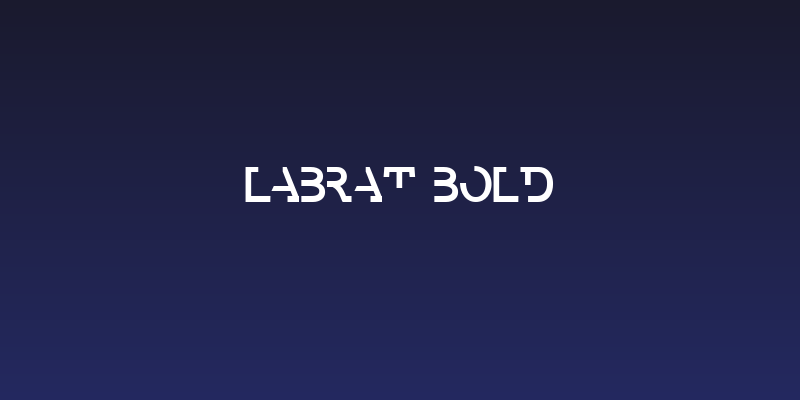 Labrat Bold Social Header