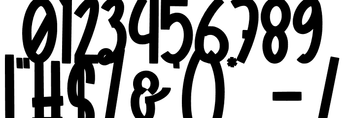 Labreak Font OTHER CHARS