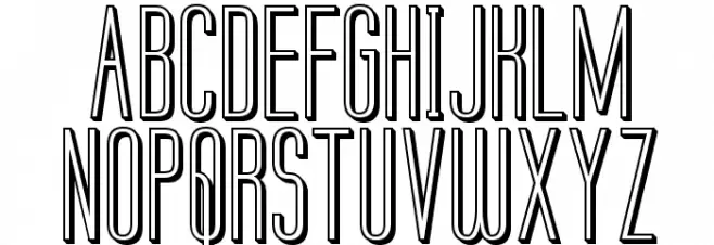 Labtop 3D Font Litere mari