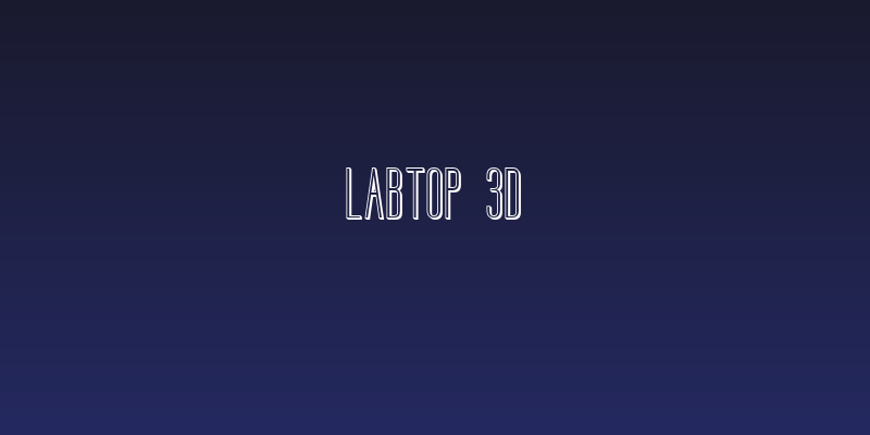 Labtop 3D Social Header