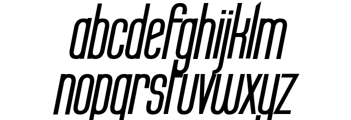 Labtop Bold Italic Font LOWERCASE