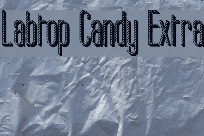 Labtop Candy Extra Font examples