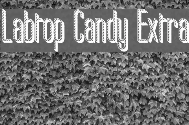 Labtop Candy Extra Caratteri examples