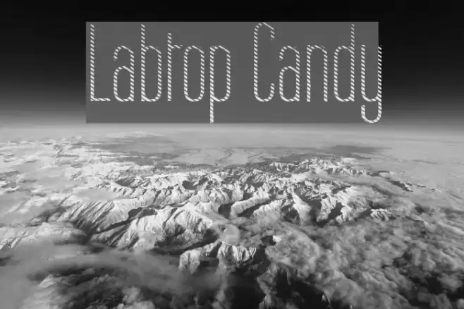 Labtop Candy Font examples