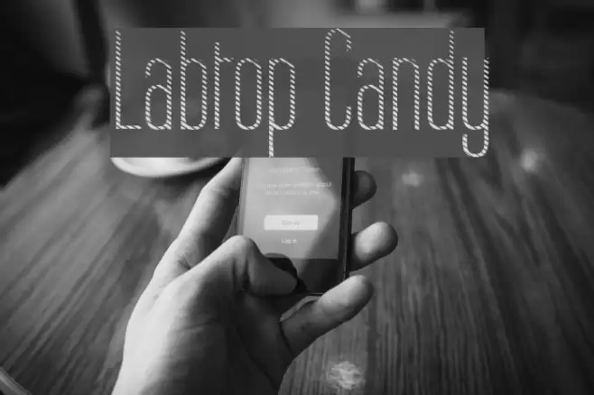 Labtop Candy Font examples