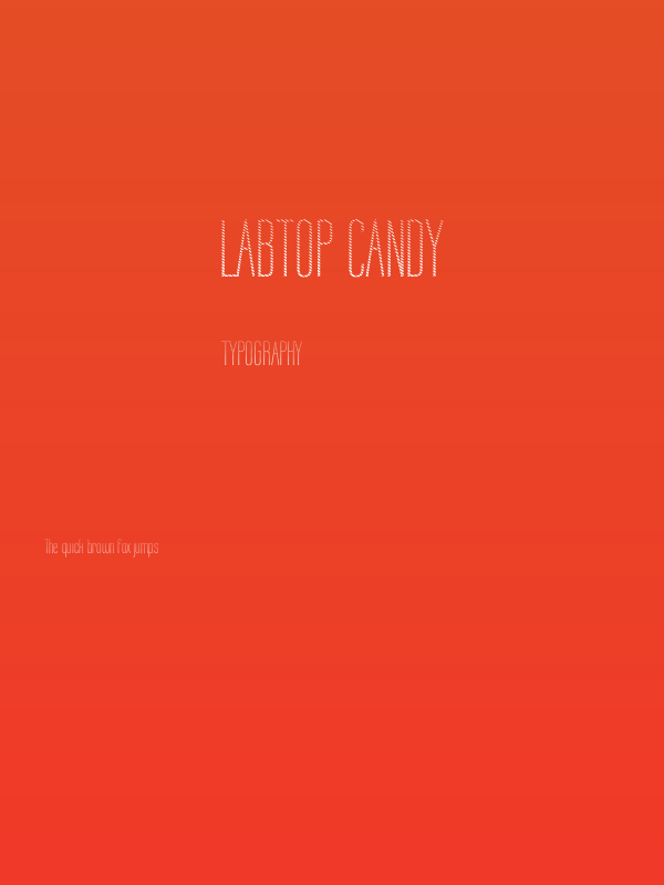 Labtop Candy Poster