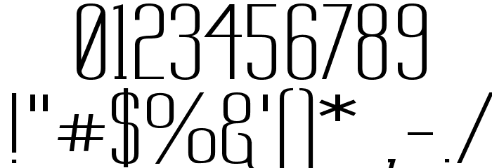 Labtop Down Under フォント その他の文字
