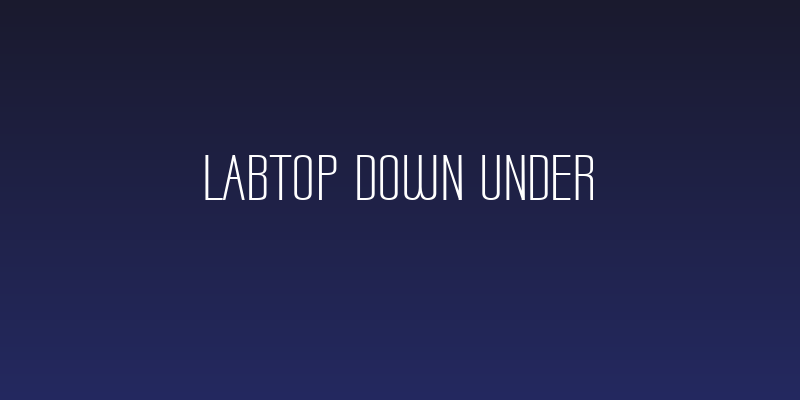 Labtop Down Under Social Header