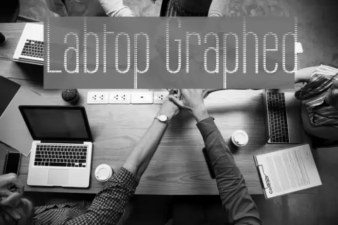 Labtop Graphed Font examples