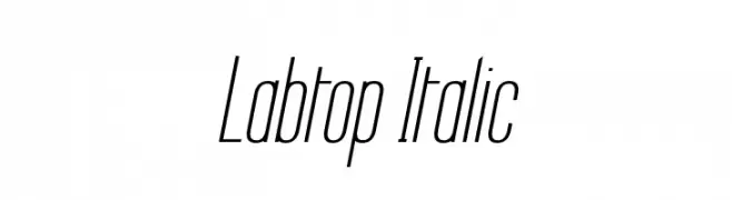Labtop Italic  Descarca Fonturi Gratis