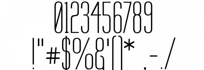 Labtop Overscore Font OTHER CHARS