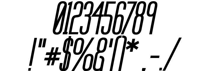Labtop Secundo Bold Italic Font OTHER CHARS