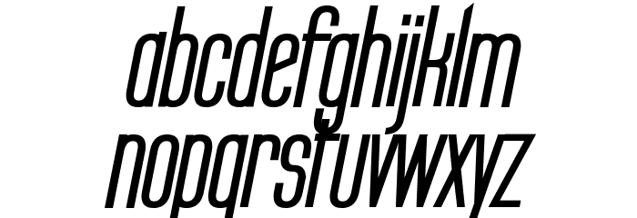 Labtop Secundo Bold Italic Font LOWERCASE