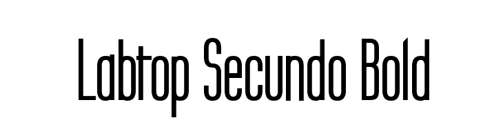 Labtop Secundo Bold Font