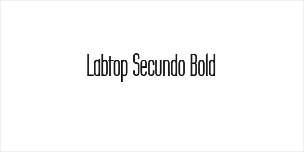 Labtop Secundo Bold Logo
