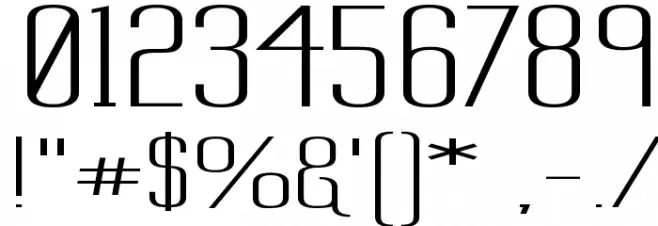 Labtop Secundo Superwide Font OTHER CHARS