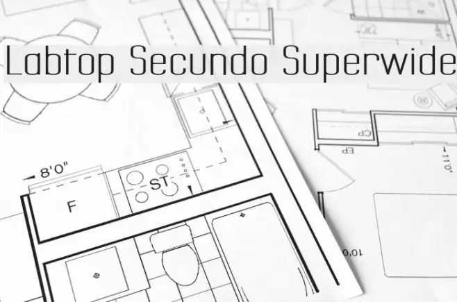 Labtop Secundo Superwide Font examples