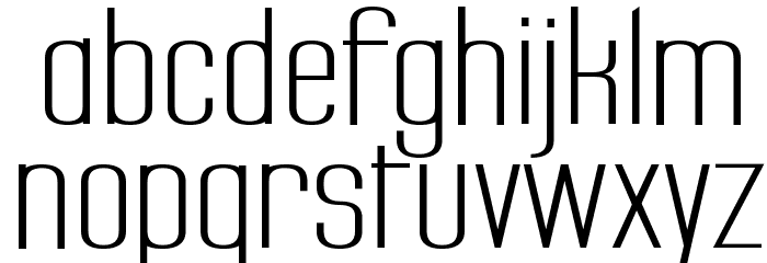 Labtop Secundo Wide Font LOWERCASE