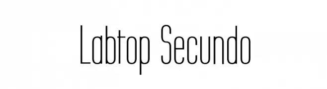 Labtop Secundo  नि: शुल्क फ़ॉन्ट्स डाउनलोड