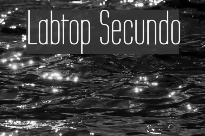 Labtop Secundo Font examples