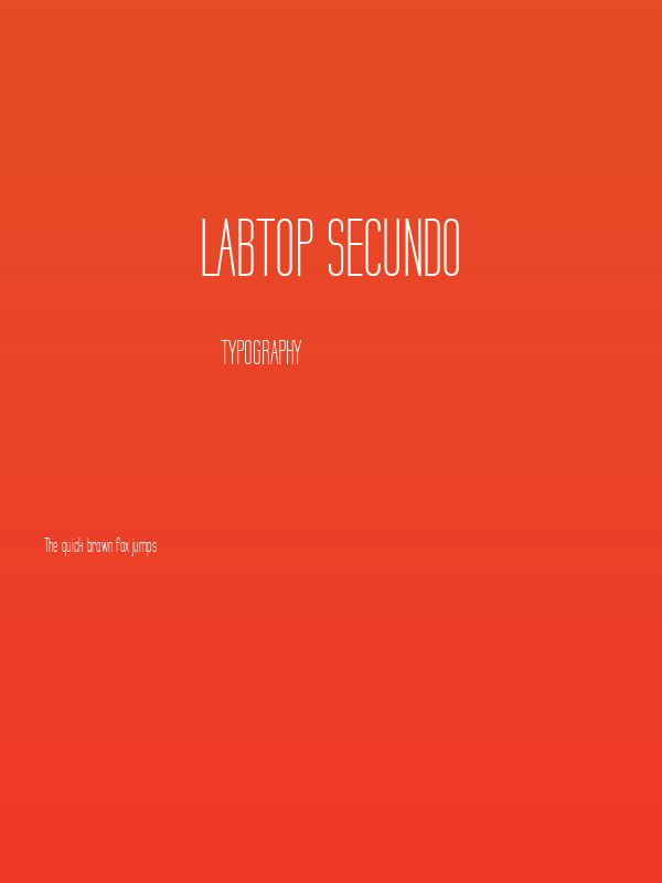 Labtop Secundo Poster