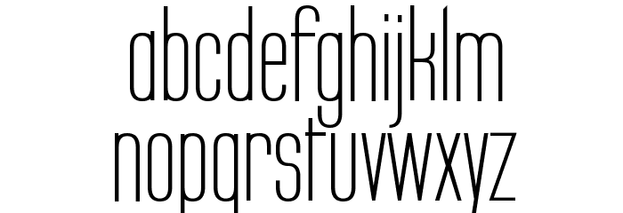 Labtop Secundo Font LOWERCASE