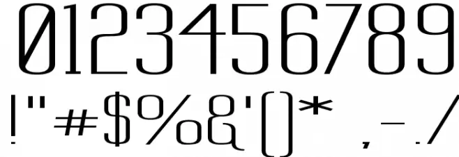 Labtop Superwide フォント その他の文字