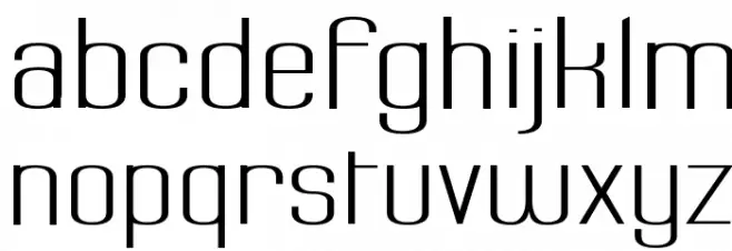 Labtop Superwide Font LOWERCASE