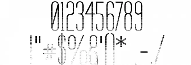 Labtop Tartan Font Alte caractere