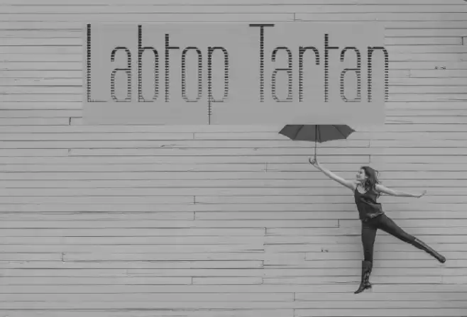 Labtop Tartan Font examples