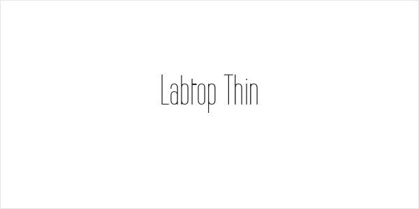 Labtop Thin Logo