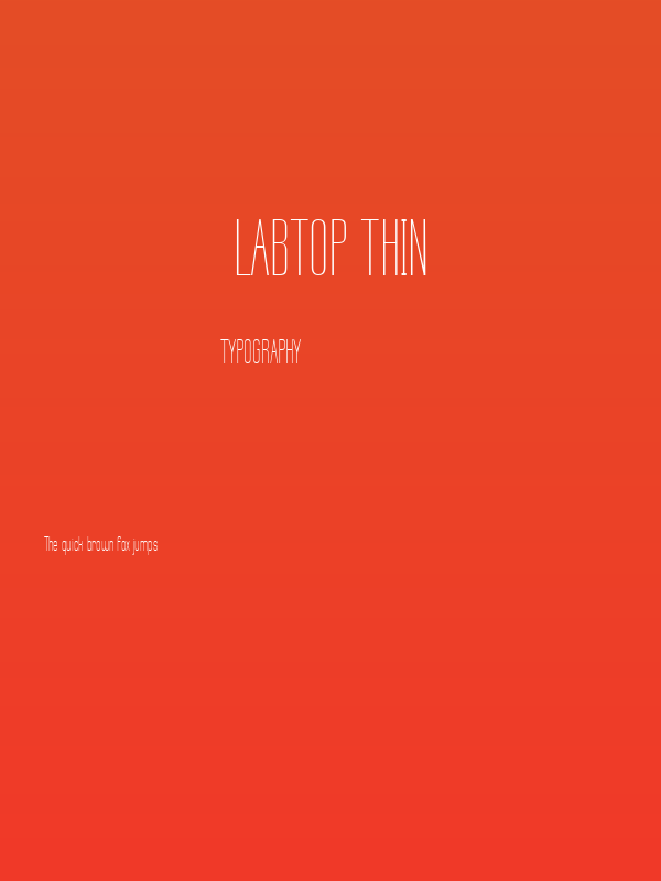 Labtop Thin Poster