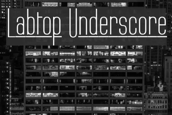 Labtop Underscore Example 2