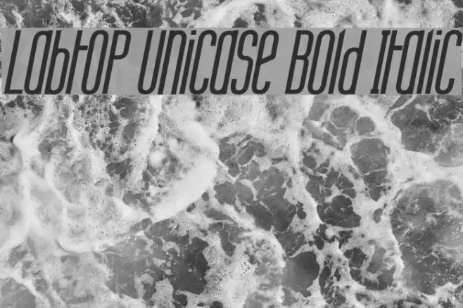 Labtop Unicase Bold Italic Font examples