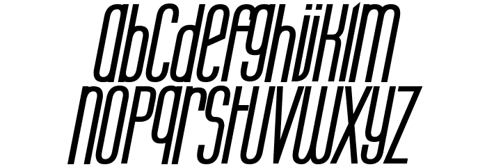 Labtop Unicase Bold Italic Font LOWERCASE